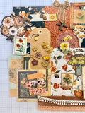 Florals - Warm Colors - Junk Journal or Scrapbook Kit  - Only 1 Available