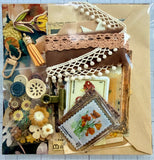 Florals - Warm Colors - Junk Journal or Scrapbook Kit  - Only 1 Available