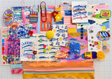Sardines - Fish - Brights - Travel - Junk Journal or Scrapbook Kit  - Only 1 Available