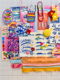 Sardines - Fish - Brights - Travel - Junk Journal or Scrapbook Kit  - Only 1 Available
