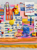 Sardines - Fish - Brights - Travel - Junk Journal or Scrapbook Kit  - Only 1 Available