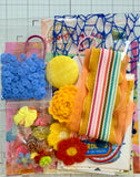 Sardines - Fish - Brights - Travel - Junk Journal or Scrapbook Kit  - Only 1 Available