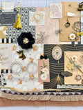 Swans - Beige - Black Celebrate - Junk Journal or Scrapbook Kit  - Only 1 Available