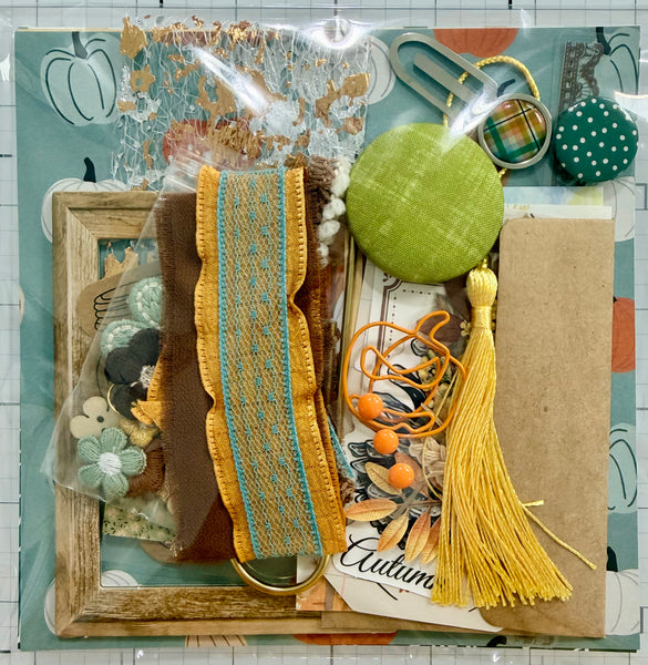 Fall - Pumpkins - Junk Journal or Scrapbook Kit  - Only 1 Available