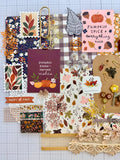 Fall - Florals - Junk Journal or Scrapbook Kit  - Only 1 Available