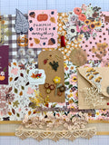 Fall - Florals - Junk Journal or Scrapbook Kit  - Only 1 Available