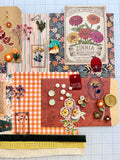 Fall - Florals - Junk Journal or Scrapbook Kit  - Only 1 Available