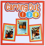 Carving Out Fun - Scrapbook Page Layered Overlay Kit