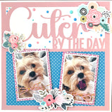 Cuter by the Day - Scrapbook Overlay - Digital Cut File - SVG - INSTANT DOWNLOAD