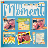 This Moment - 6 Square - Scrapbook Overlay - Digital Cut File - SVG - INSTANT DOWNLOAD