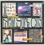 New York City - 6 Frames - Scrapbook Overlay - Digital Cut File - SVG - INSTANT DOWNLOAD