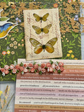 Beautiful Florals - Butterflies - Junk Journal Kit  - Only 1 Available