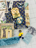 Florals - Blues - Warm Reds - Yellow - Junk Journal Kit  - Only 1 Available