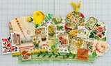 Yellow - Orange - Green - Floral -Butterfles - Junk Journal Kit  - Only 1 Available