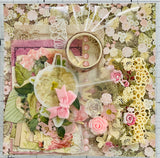 Pink Floral - Junk Journal Kit  - Only 1 Available