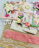 Floral - Pink - Butterflies - Junk Journal Kit  - Only 1 Available