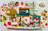 Bloom & Grow - Strawberries - Junk Journal or Scrapbook Kit  - Only 1 Available