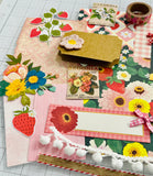 Bloom & Grow - Strawberries - Junk Journal or Scrapbook Kit  - Only 1 Available
