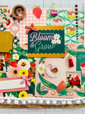 Bloom & Grow - Strawberries - Junk Journal or Scrapbook Kit  - Only 1 Available