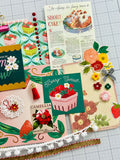 Bloom & Grow - Strawberries - Junk Journal or Scrapbook Kit  - Only 1 Available