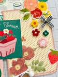 Bloom & Grow - Strawberries - Junk Journal or Scrapbook Kit  - Only 1 Available