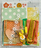 Happy Day - Flowers - Butterflies - Junk Journal or Scrapbook Kit  - Only 1 Available