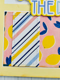 Relaxing the Day Away - Premade Scrapbook Page 12x12 Layout - ONLY 1 AVAILABLE