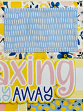 Relaxing the Day Away - Premade Scrapbook Page 12x12 Layout - ONLY 1 AVAILABLE
