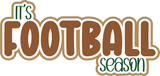 It's Football Season - 6 Square Frames - Scrapbook Page Layered Overlay Kit