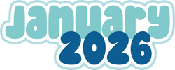 January 2026 - Scrapbook Page Title Sticker