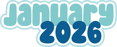 January 2026 - Scrapbook Page Title Sticker