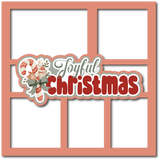 Joyful Christmas - 5 Frames - Scrapbook Page Layered Overlay Kit