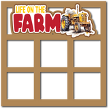 Life on the Farm - Scrapbook Page Layered Overlay Kit