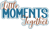 Little Moments Together - 3 Frames - Scrapbook Page Layered Overlay Kit - 8.5 x 11