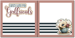 Lunch with My Girlfriends - Scrapbook Double Page Kit