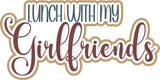 Lunch with My Girlfriends - Scrapbook Double Page Kit