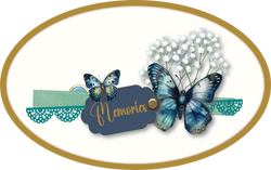 Memories - Scrapbook Page Title Die Cut