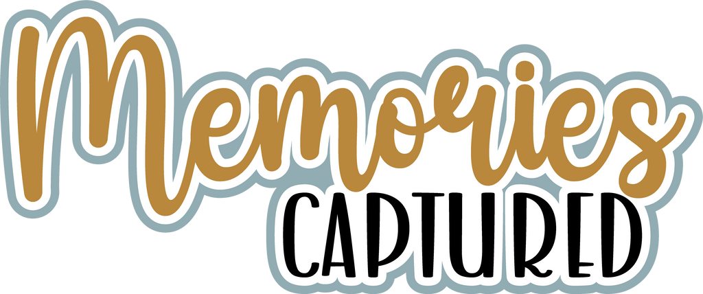Memories Captured - Scrapbook Page Title Sticker – Autumn's Crafty Corner
