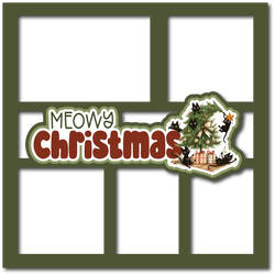 Time To Open Presents - 4 Frames - Scrapbook Page Layered Overlay Kit