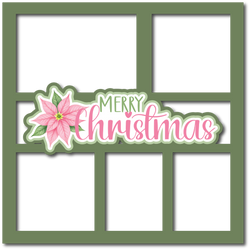 Merry Christmas - Scrapbook Page Layered Overlay Kit