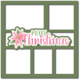 Merry Christmas - Scrapbook Page Layered Overlay Kit