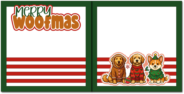 Woofmas - Scrapbook Double Page Kit
