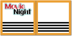 Movie Night - Scrapbook Double Page Kit