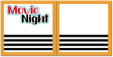 Movie Night - Scrapbook Double Page Kit