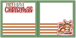 My First Christmas - Scrapbook Double Page Kit