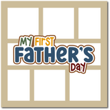 My First Father's Day - Scrapbook Single Page Kit