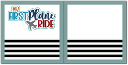 My First Plane Ride - Scrapbook Double Page Kit