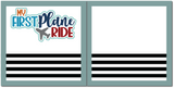 My First Plane Ride - Scrapbook Double Page Kit