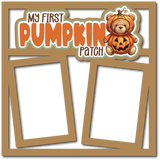 My First Pumpkin Patch - 5 Frames - Scrapbook Page Layered Overlay Kit