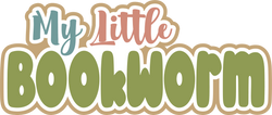 My Little Bookworm - Scrapbook Page Title Sticker